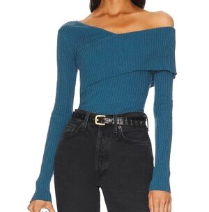 Booker Sweater in Dark Teal Lovers and Friends Small